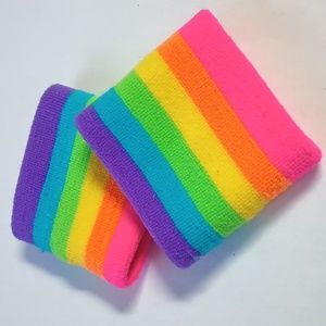 Vintage rainbow wristbands